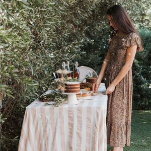 Doen Marfa Floral Flutter Sleeve Dress